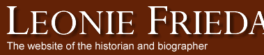 Leonie Frieda - Welcome to the website of the historian and biographer